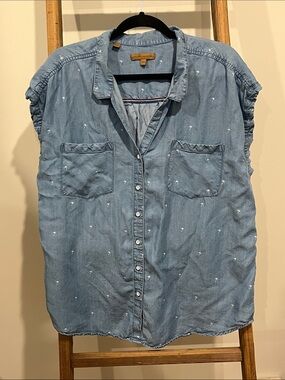 Jachs Girlfriend denim blouse